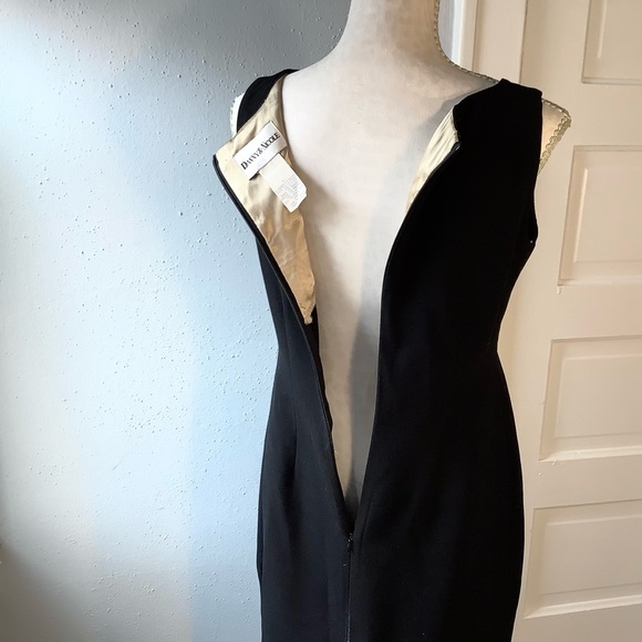 Vintage Danny & Nicole NY Women's Long Black Jacket and Dress XS - S 3 Button - Picture 8 of 16